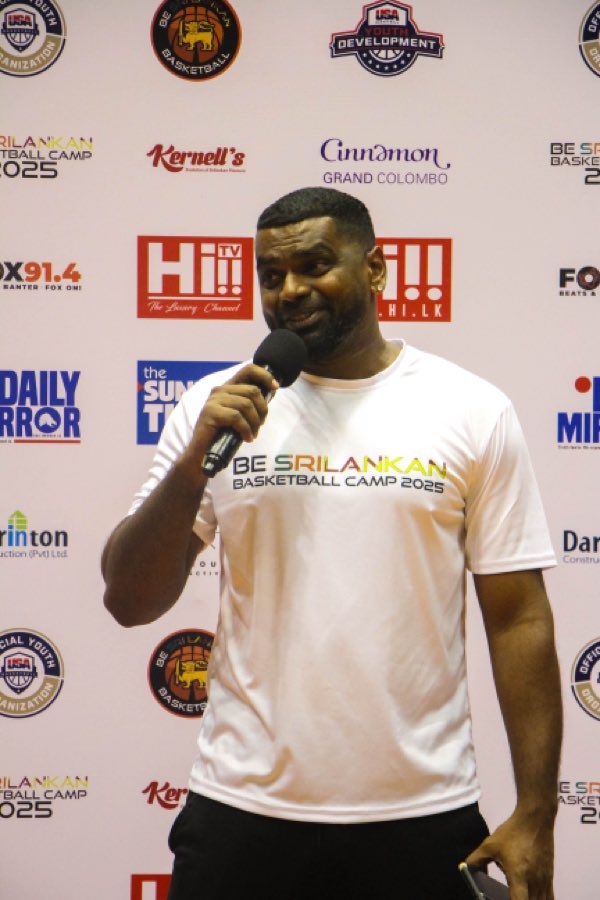 Coach JJ addressing the camp